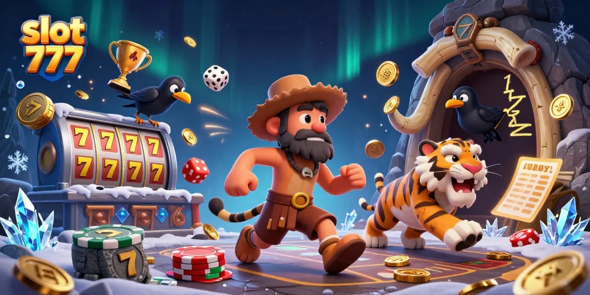Spin to win with slot 777 in a vibrant casino scene featuring dynamic slot reels and lively characters.
