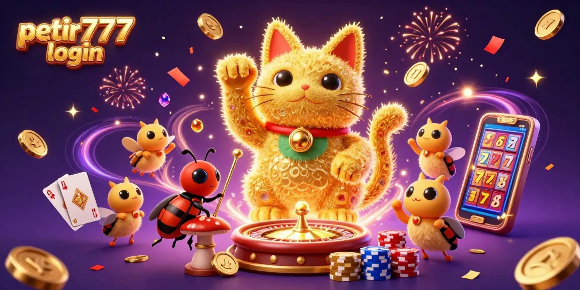Experience the thrill with petir777 login featuring rich casino symbols and dynamic gaming elements.