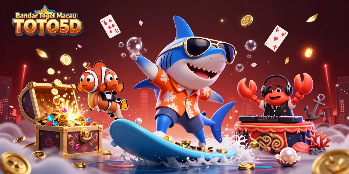 Bandar Togel Macau TOTO5D menawarkan pengalaman menarik dengan karakter laut dan elemen kasino digital