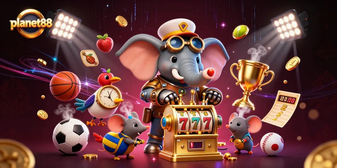 Engage with exciting jackpots at planet88's immersive online slot machines with vibrant game elements.