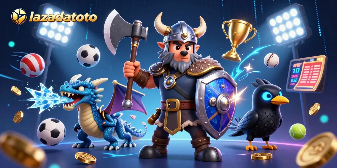 Lazadatoto brings thrilling sports betting experiences with dynamic characters and vibrant 3D elements.