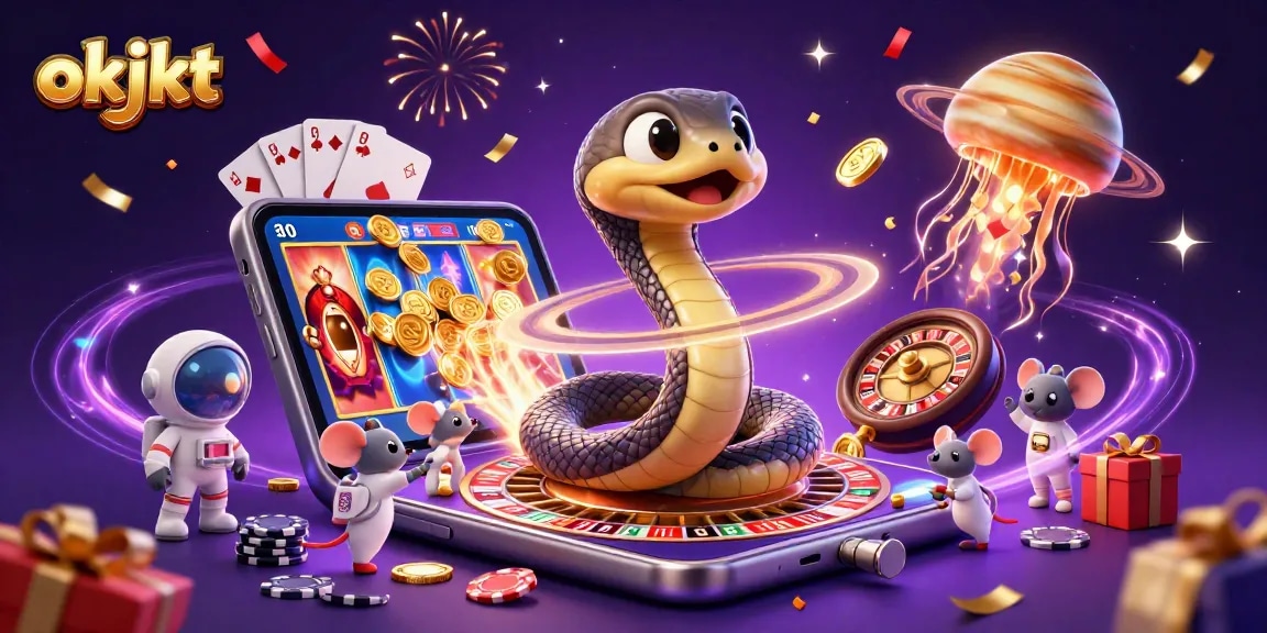 Gulir dan menangkan hadiah besar di okjkt dengan permainan slot luar angkasa yang penuh warna!