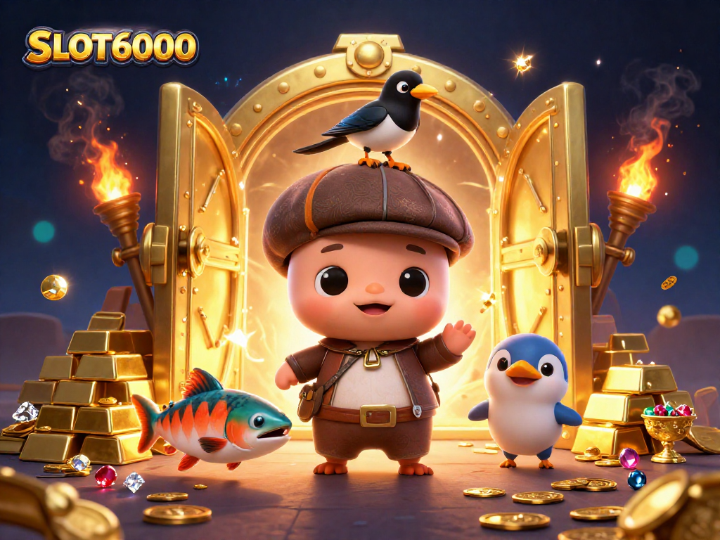 Experience thrilling wins with SLOT6000, featuring a charming cartoon Nessie and treasures galore!