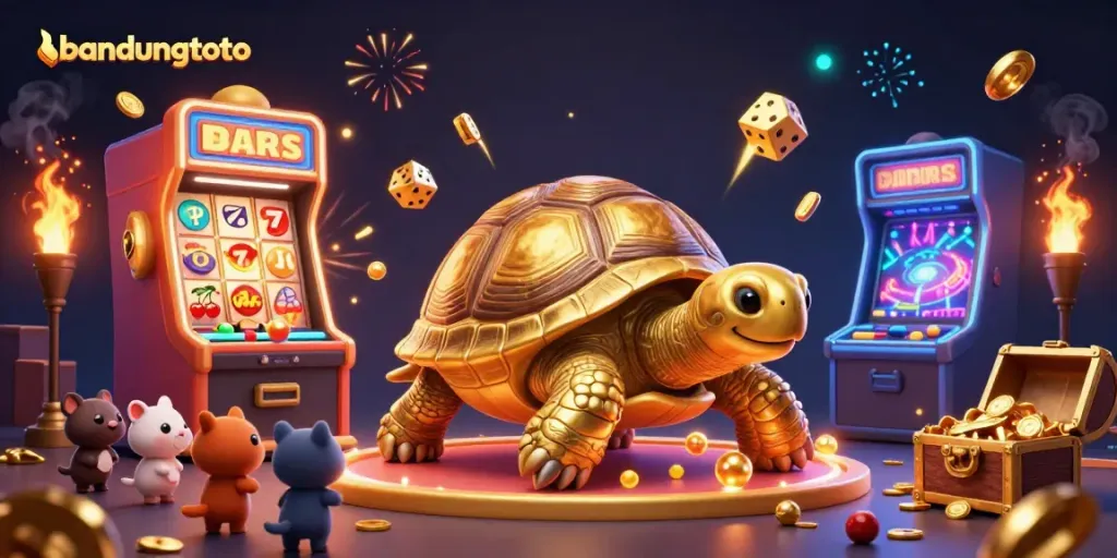 Experience thrilling gaming with Bandungtoto's pinball tortoise and jackpot slots bursting with excitement.