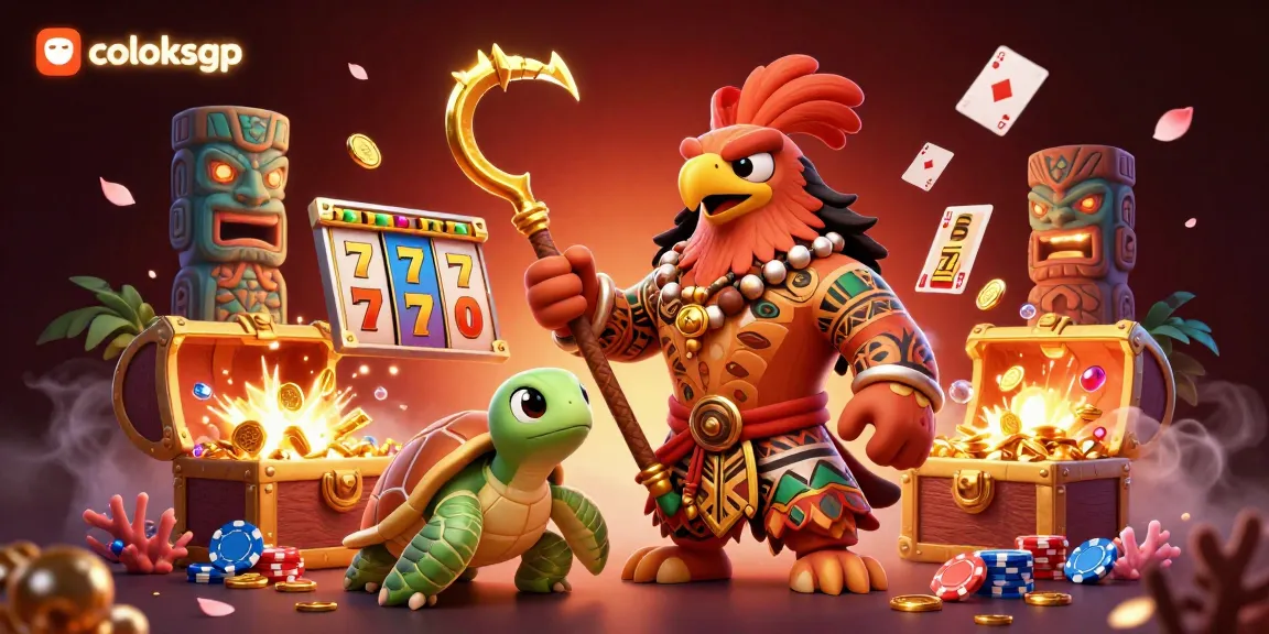 Menangkan jackpot di coloksgp sambil menikmati tampilan slot online yang memikat dengan pengatur cahaya yang dramatis.