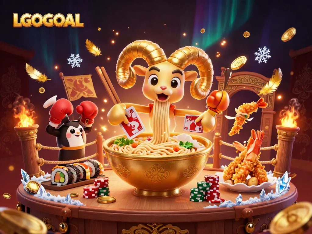 Experience thrilling gameplay with LGOGOAL's vibrant 3D casino scene featuring unique characters.