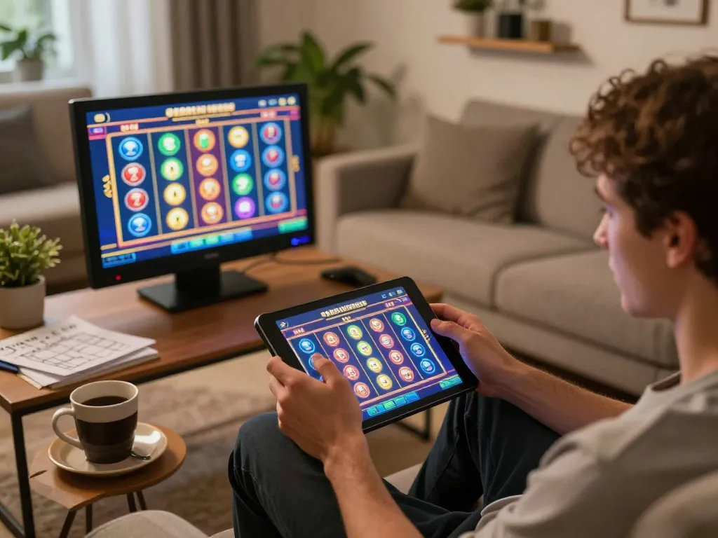 Pengalaman perjudian online yang menarik di hwg500 saat pemain menggunakan tablet untuk permainan slot yang mendebarkan