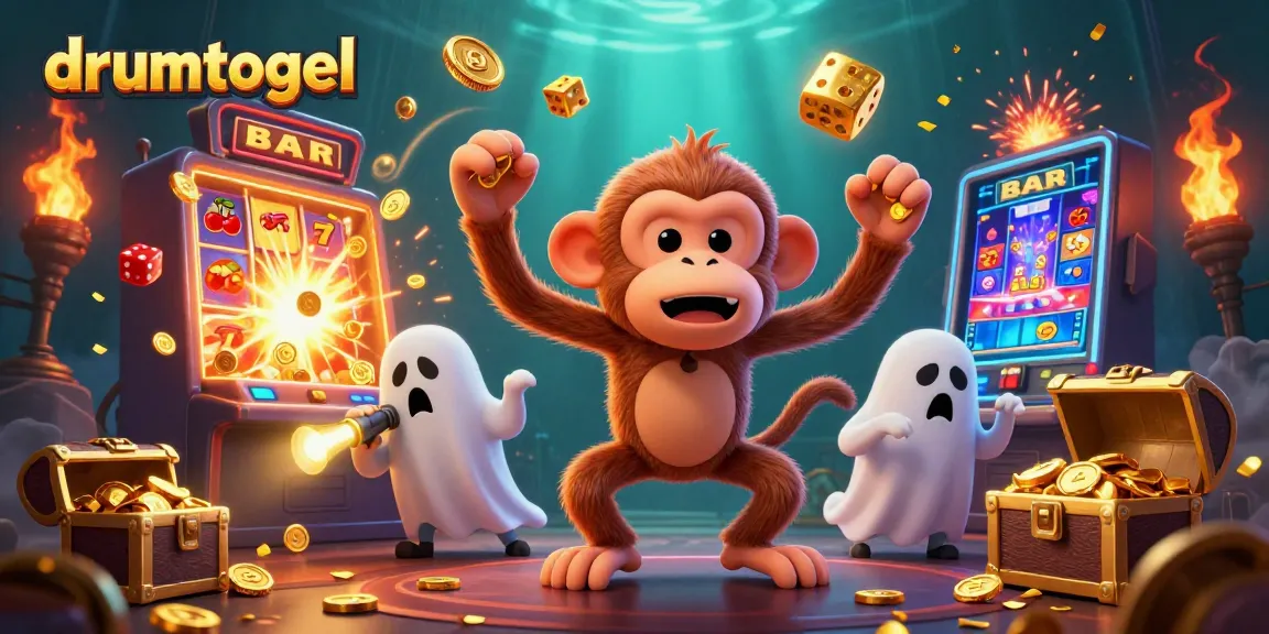 Jelajahi drumtogel dengan hantu penasaran dan monyet poltergeist di kasino berhantu.