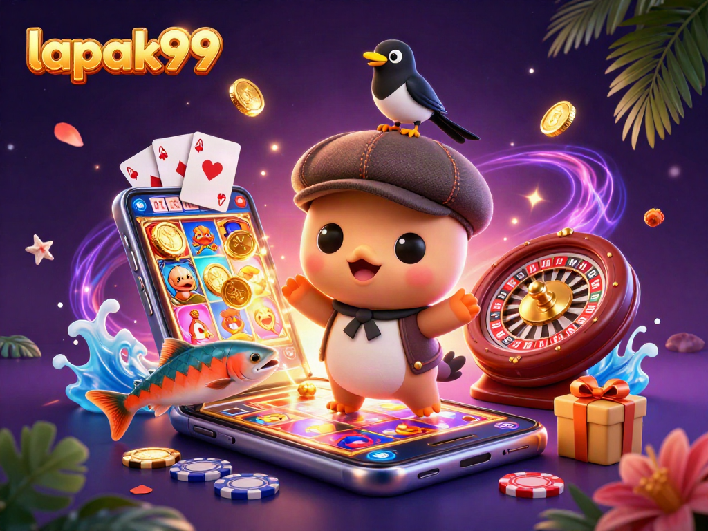 Experience thrilling gameplay with lapak99 where charming characters navigate a vibrant casino