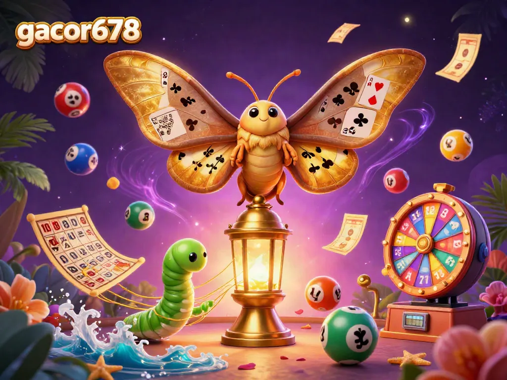 Experience the exciting world of gacor678 casino through vibrant gaming elements and dynamic scenes.