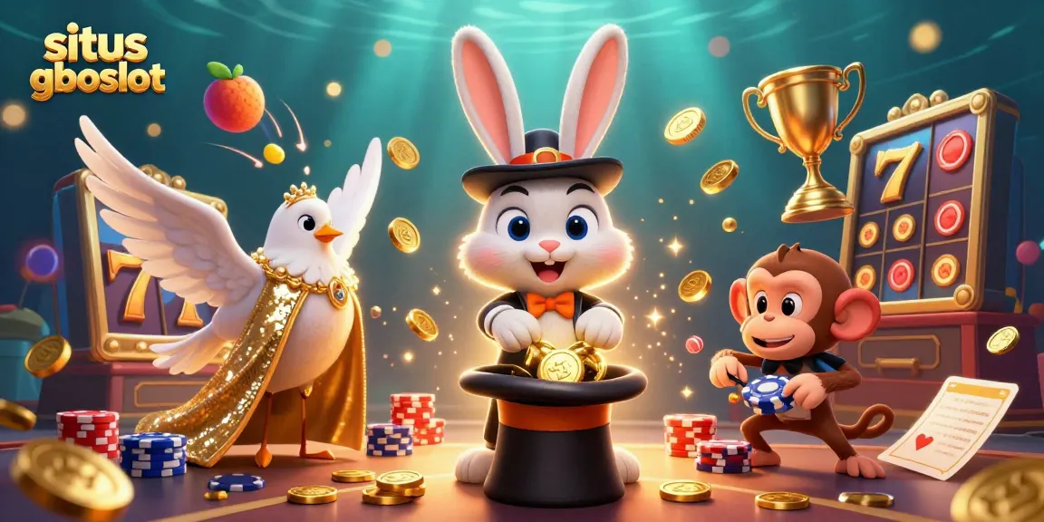 Situs gboslot memikat dengan ilustrasi 3D slot yang penuh aksi, menampilkan karakter hebat dan elemen taruhan yang dinamis.