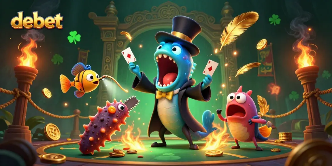 Experience epic gambling thrills with debet in an enchanted underwater casino adventure.