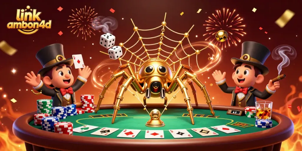 Engage in thrilling gameplay at link ambon4d with a steampunk vibe, rich casino elements, and dynamic characters.