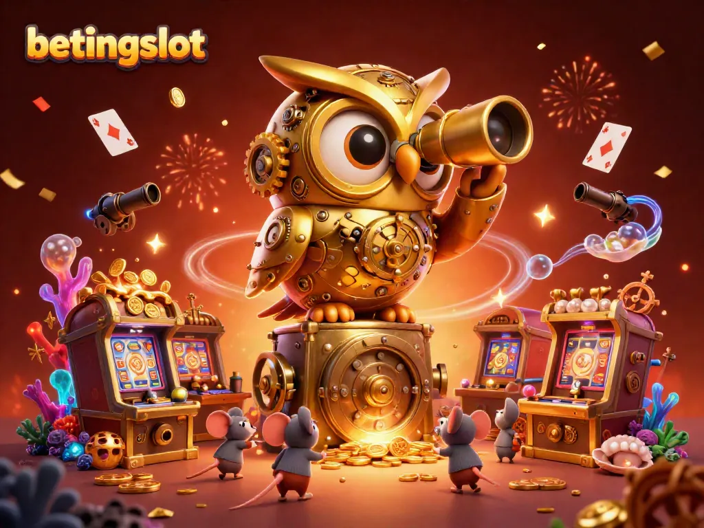 Mengakses pengalaman bermain BETINGSLOT di kasino dengan karakter unik dan suasana meriah yang dinamis.
