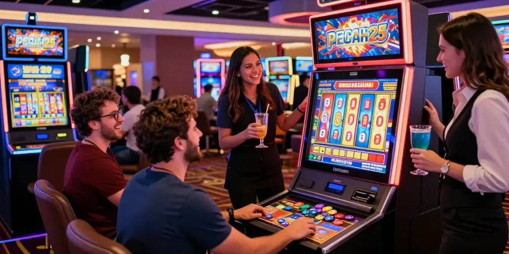 Teman-teman bersenang-senang di mesin slot pecah25 dengan keceriaan dan permainan penuh warna.