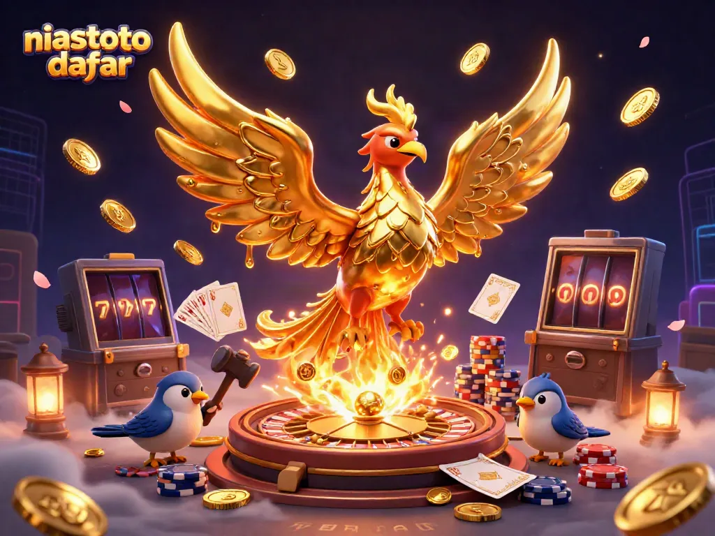 Menangkan pengalaman luar biasa dengan niastoto daftar dalam ilustrasi kasino 3D yang cemerlang.
