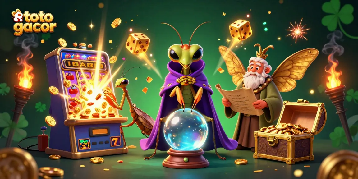 Mengalami keberuntungan dengan toto gacor dalam ilustrasi kasino yang penuh warna dan detail menakjubkan.