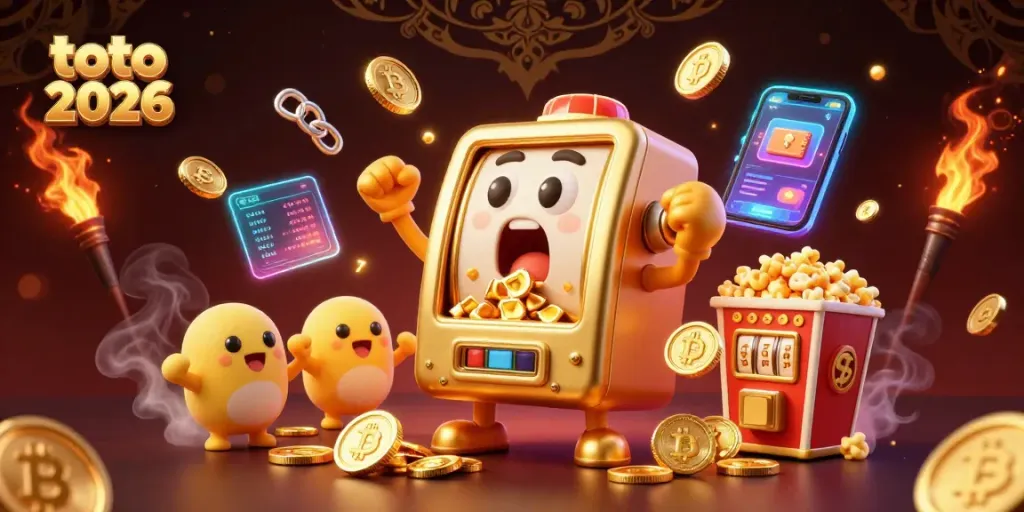 Toto 2026 memicu jackpot luar biasa saat mesin slot emas terkejut dengan koin berhamburan.