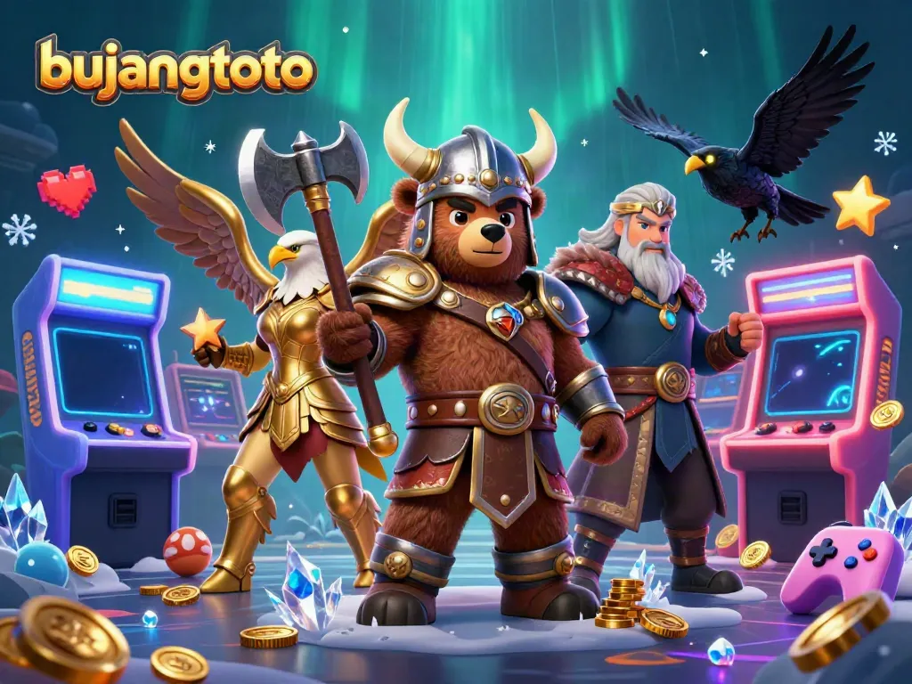 Engage in thrilling gameplay at bujangtoto with vibrant 3D casino elements and dynamic characters.