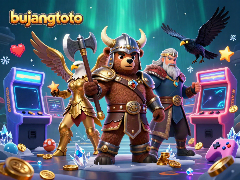 Engage in thrilling gameplay at bujangtoto with vibrant 3D casino elements and dynamic characters.