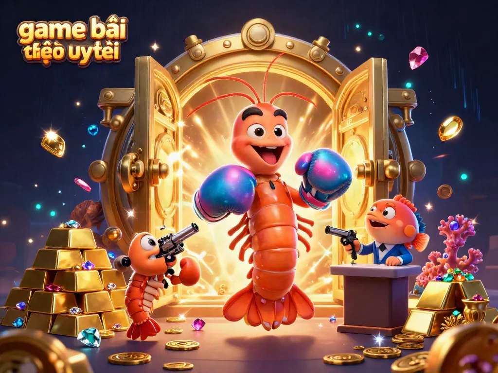 Engage with game bài đổi thưởng uy tín through vibrant 3D characters, casino treasures, and interactive excitement.