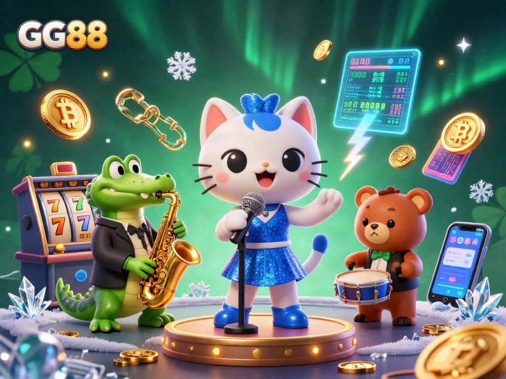Experience energetic fun at GG88 Casino featuring vibrant characters and dynamic gaming elements