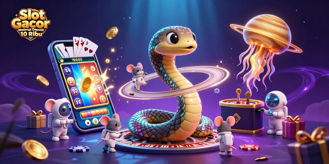Experience the excitement of Slot Gacor Minimal Deposit 10 Ribu with cosmic characters and casino games.