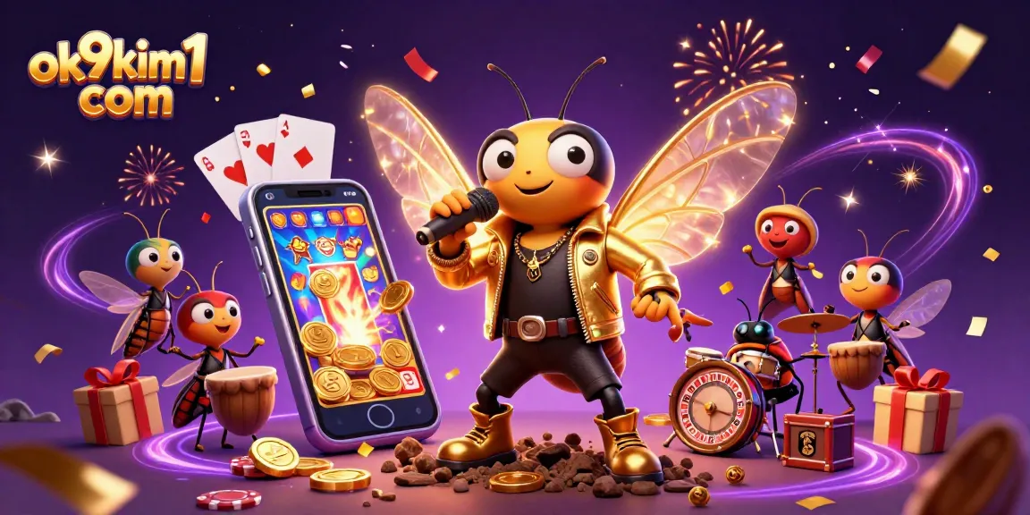 Experience the thrill of ok9kim1 com with vibrant 3D illustrated casino games and charismatic characters.