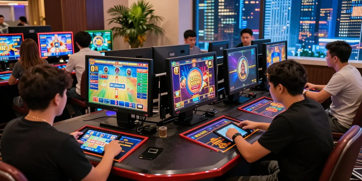 Exciting virtual gaming experience at tempototo with diverse players enjoying slots and togel.